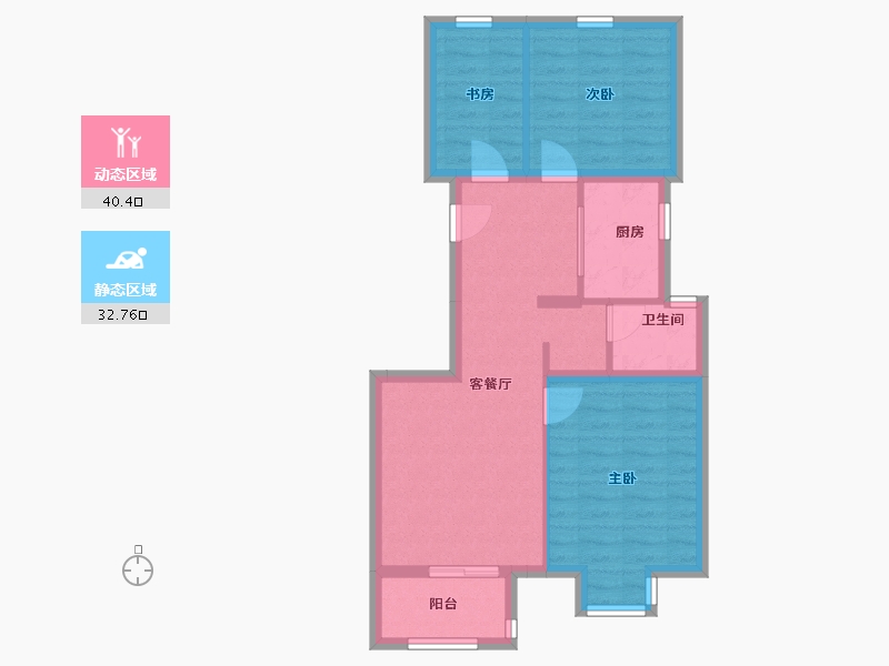 河北省-保定市-天地新城-73.38-户型库-动静分区