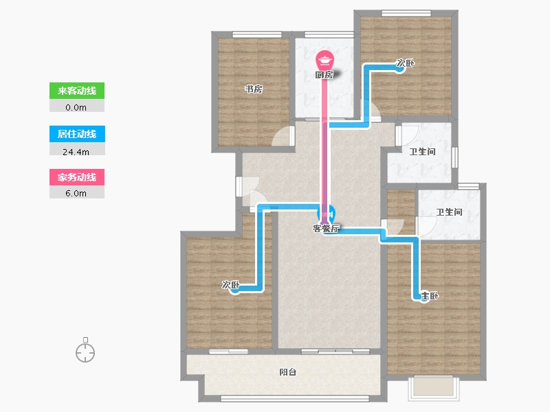 山东省-菏泽市-君子佳园-145.17-户型库-动静线