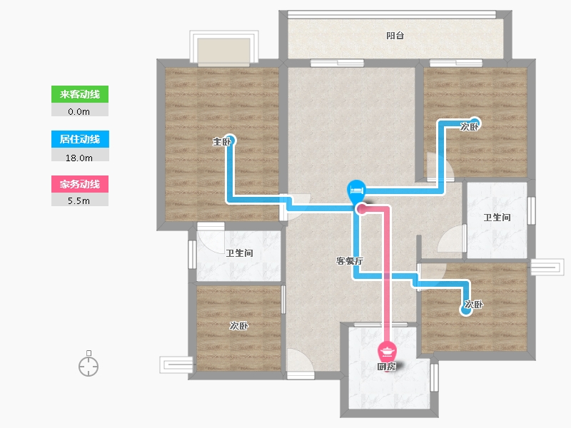 广西壮族自治区-柳州市-龙光玖悦湾-97.60-户型库-动静线