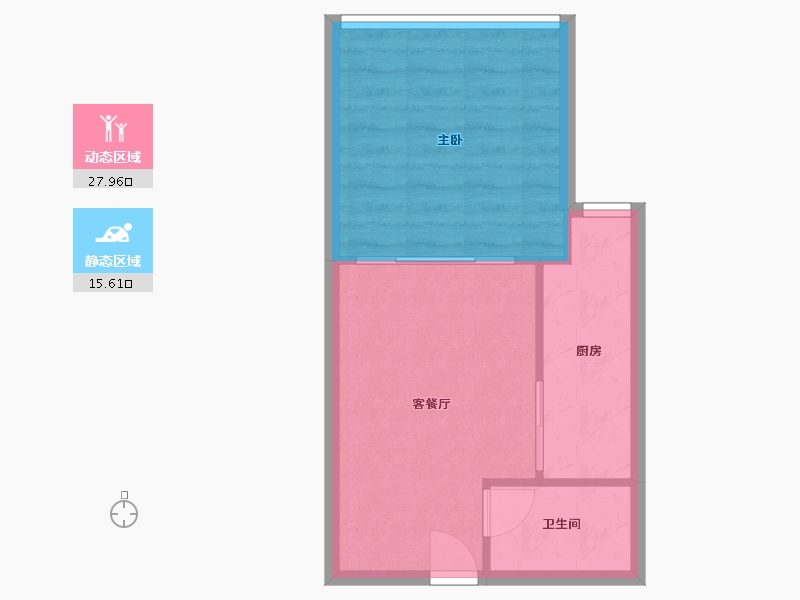 四川省-成都市-蓉上坊-一期-40.00-户型库-动静分区