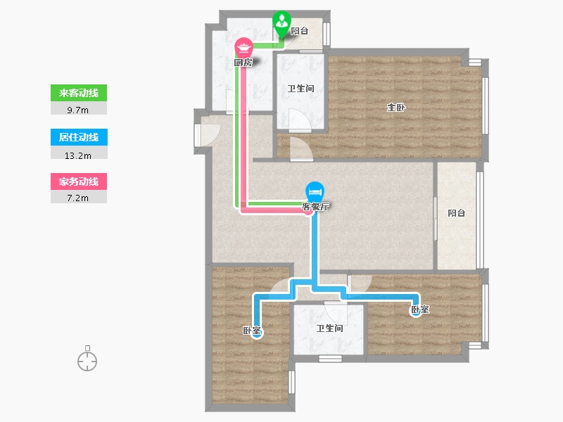 广东省-江门市-峻廷湾-101.46-户型库-动静线