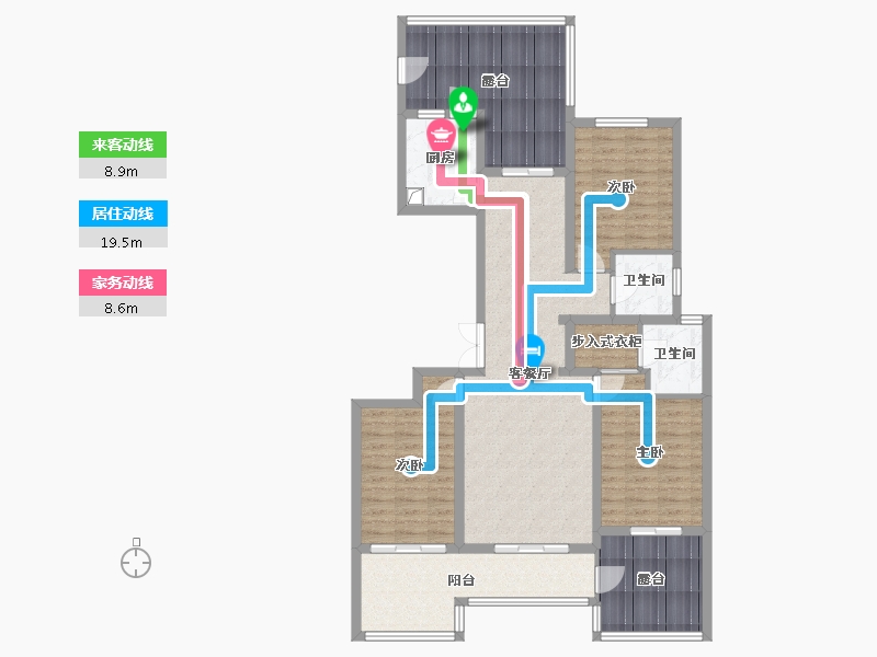 河北省-保定市-润腾臻园-101.00-户型库-动静线