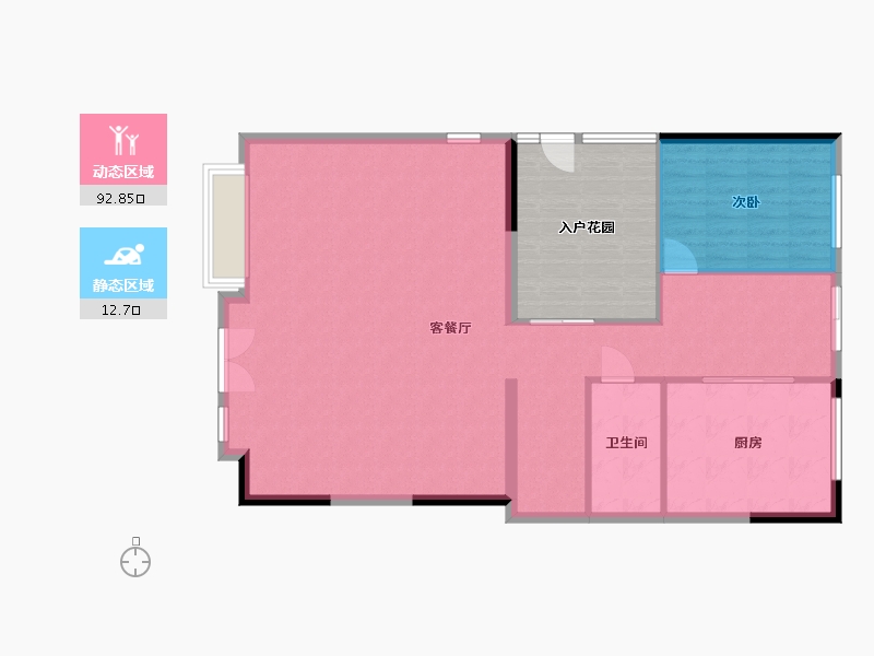 陕西省-西安市-清凉山樾-197.22-户型库-动静分区