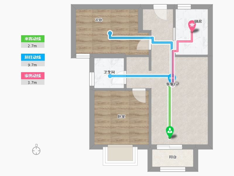 福建省-厦门市-保利天汇-45.34-户型库-动静线