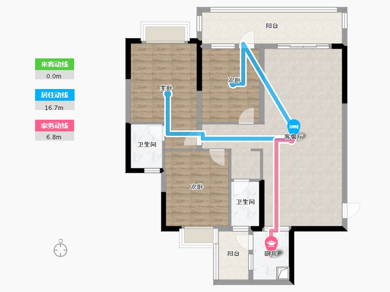 广西壮族自治区-南宁市-区疾控宿舍-109.03-户型库-动静线