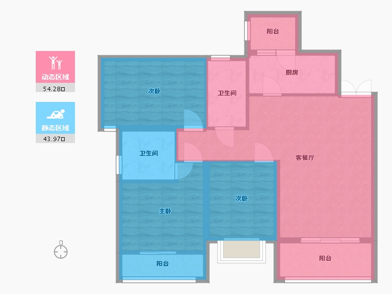 四川省-资阳市-优品道资溪学府-88.00-户型库-动静分区