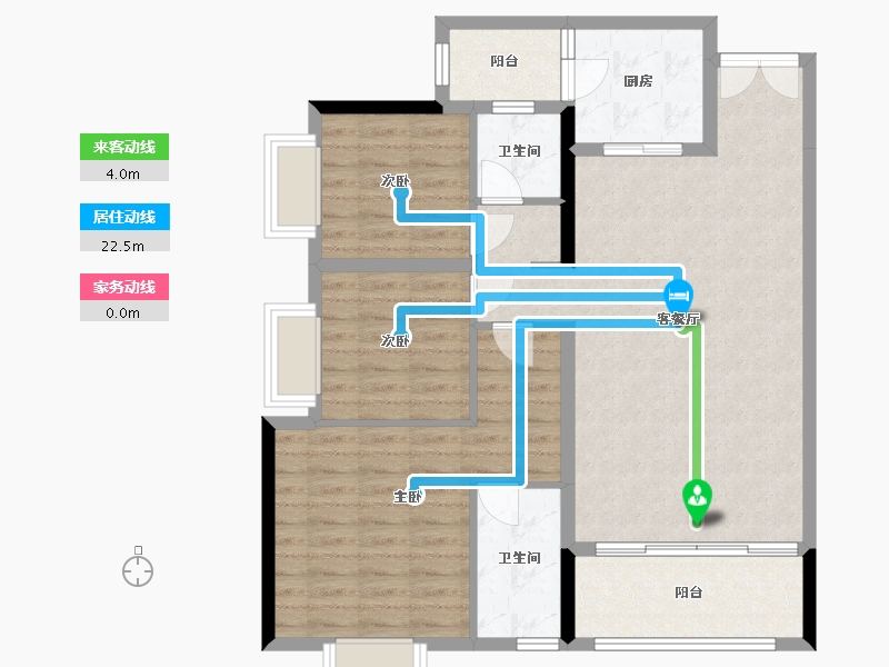 云南省-红河哈尼族彝族自治州-全茂首府-105.60-户型库-动静线