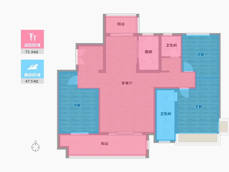 河南省-商丘市-金沙国安府-108.37-户型库-动静分区