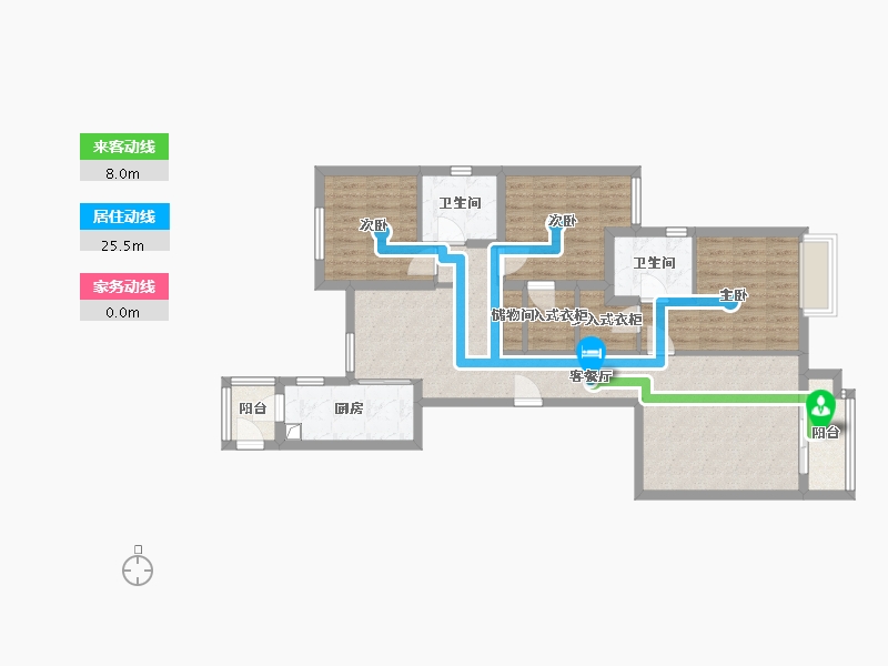 北京-北京市-荣耀-108.00-户型库-动静线