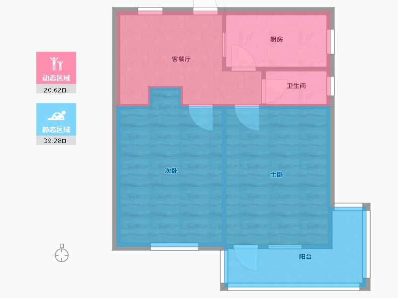 江苏省-南京市-光华东街16号小区-48.00-户型库-动静分区