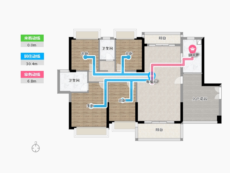 广东省-汕尾市-御景阳光-44.00-户型库-动静线