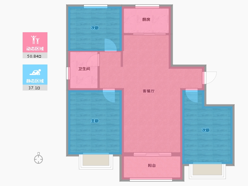 河北省-邯郸市-御城-78.00-户型库-动静分区