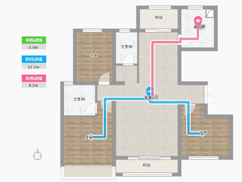 山东省-济宁市-京投馨和苑-98.00-户型库-动静线