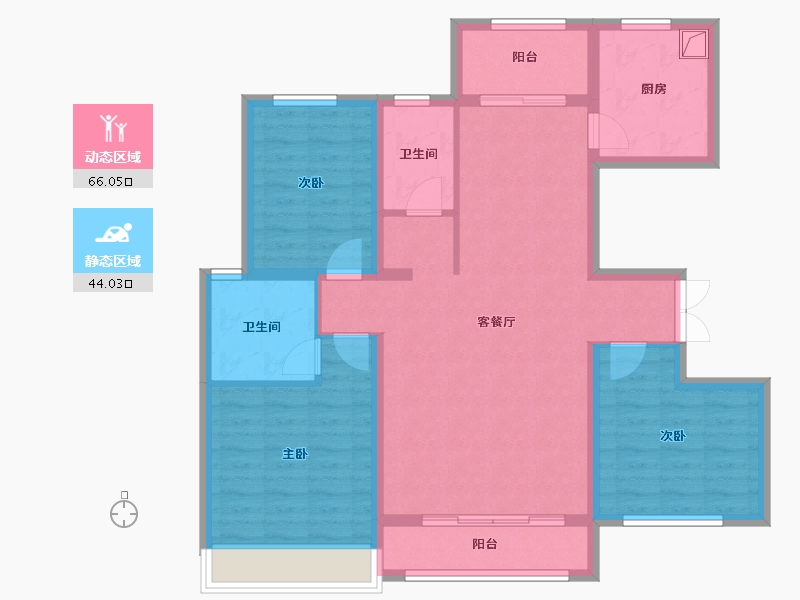 山东省-济宁市-京投馨和苑-98.00-户型库-动静分区