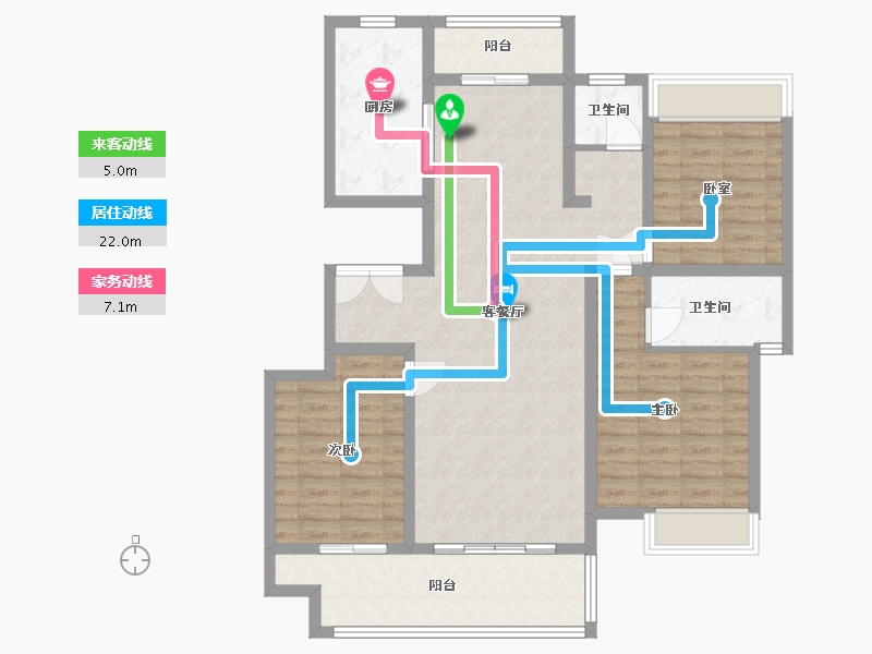 河南省-驻马店市-西湖豪庭-113.00-户型库-动静线