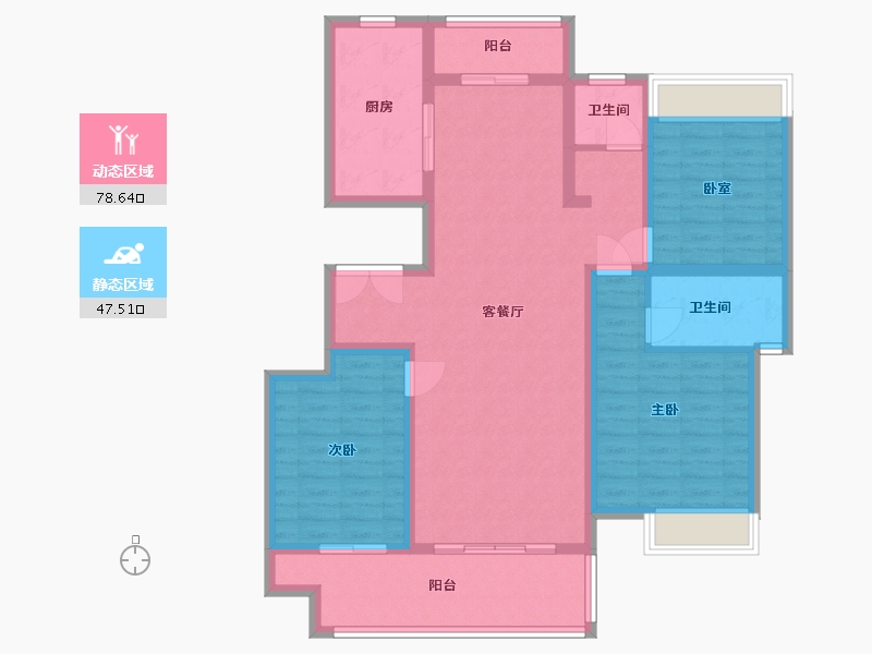 河南省-驻马店市-西湖豪庭-113.00-户型库-动静分区