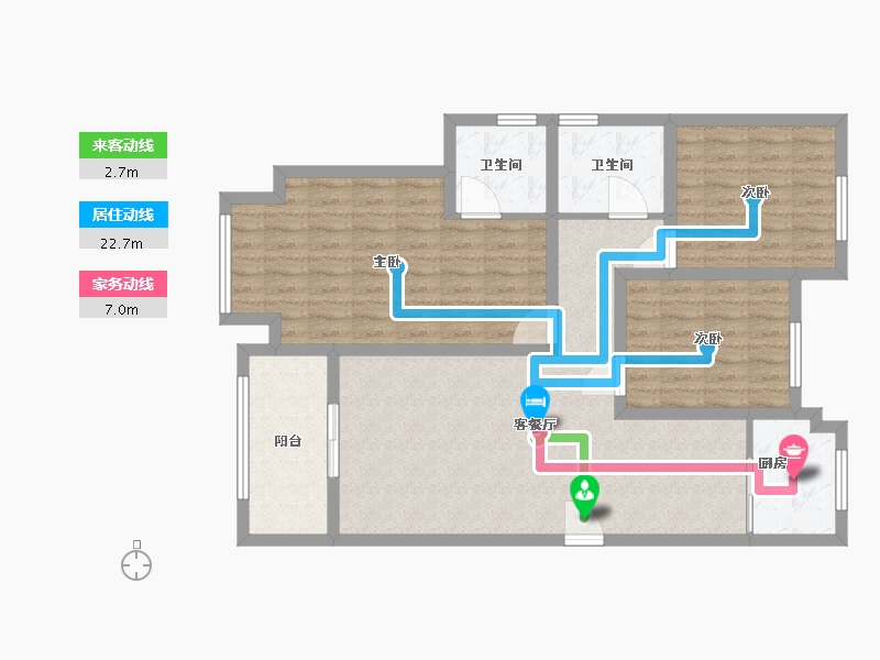 河南省-漯河市-瑞贝卡家天下-98.80-户型库-动静线