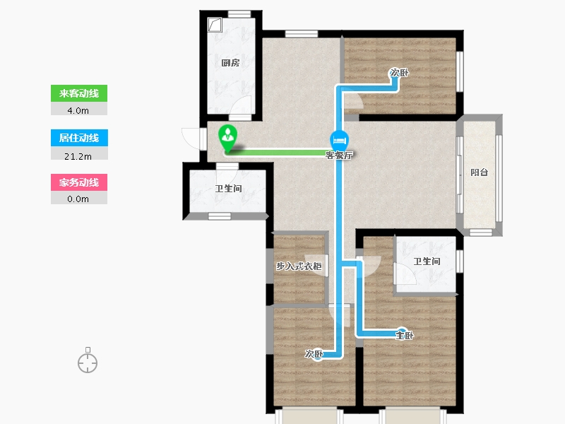 山西省-吕梁市-锦汇苑-124.00-户型库-动静线