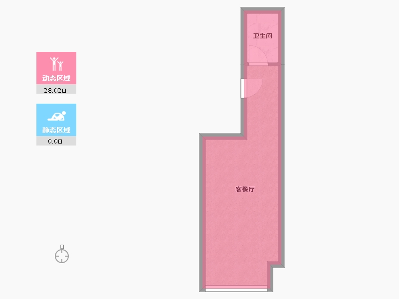 江苏省-无锡市-太湖悦溪公寓-39.95-户型库-动静分区