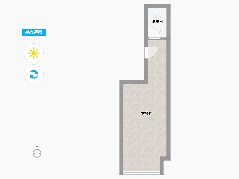 江苏省-无锡市-太湖悦溪公寓-39.95-户型库-采光通风