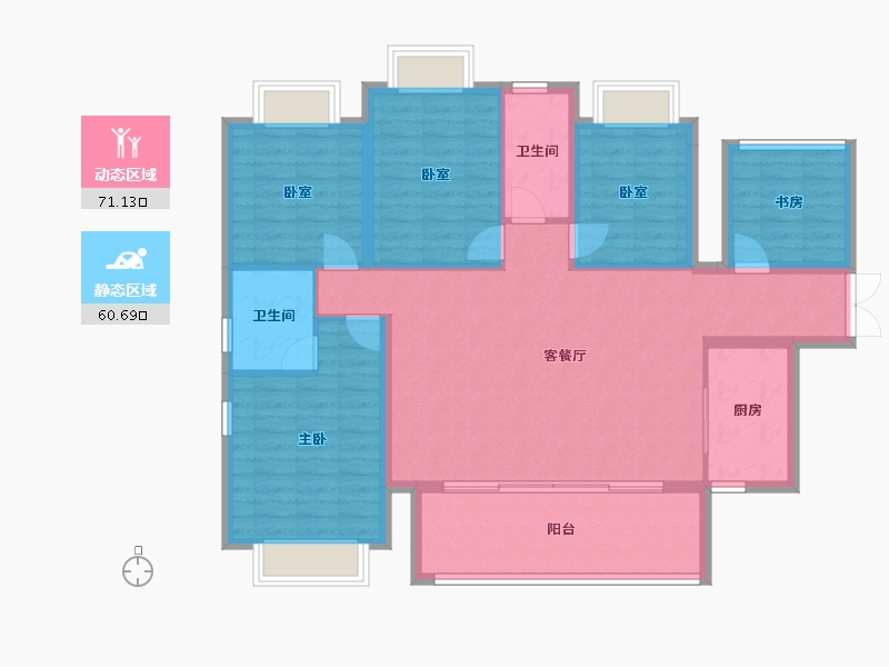 广西壮族自治区-南宁市-建工城-120.00-户型库-动静分区