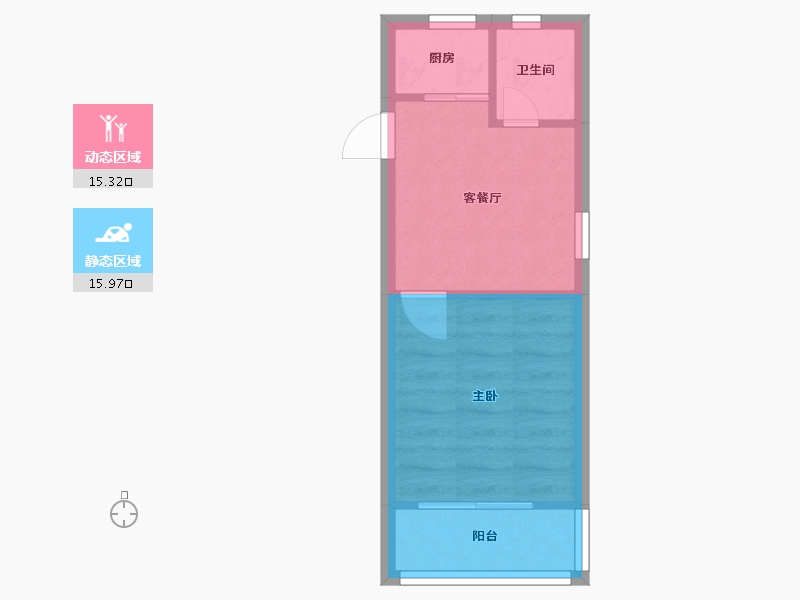 浙江省-杭州市-三塘沁园-27.36-户型库-动静分区