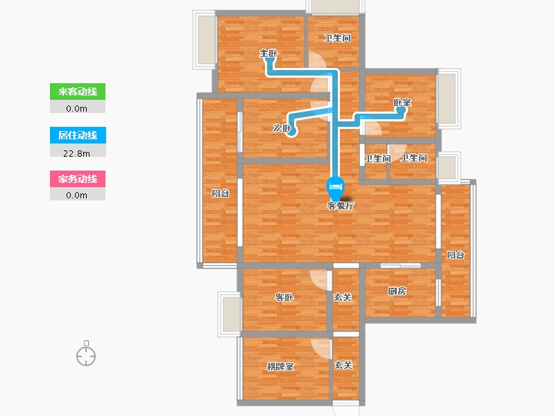 湖南省-衡阳市-衡缘新城-133.50-户型库-动静线