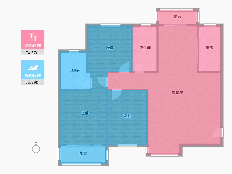 河南省-洛阳市-翰林苑-115.20-户型库-动静分区