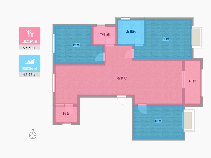 河南省-周口市-盛世豪门-100.00-户型库-动静分区