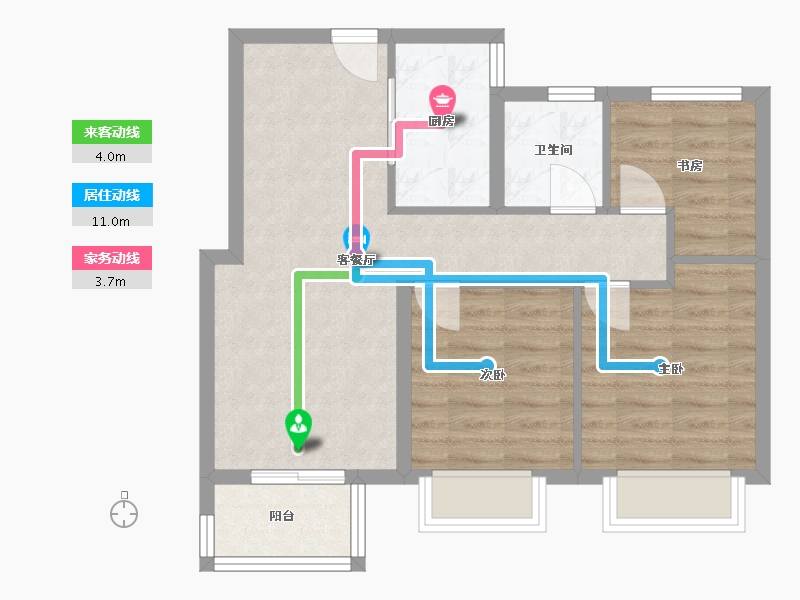 河北省-保定市-中心悦朗-92.00-户型库-动静线