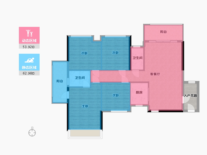 广西壮族自治区-贺州市-碧水名庭-112.26-户型库-动静分区