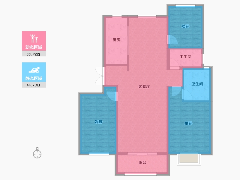 河北省-邢台市-天一城-101.58-户型库-动静分区