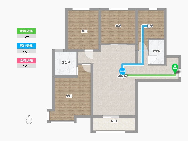 河北省-衡水市-滨湖国际-99.20-户型库-动静线