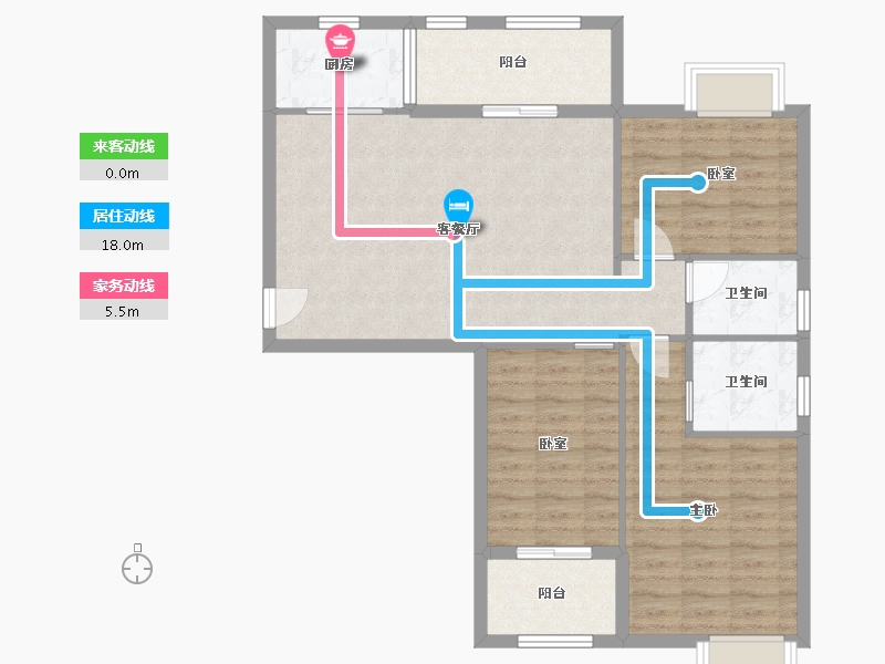 福建省-漳州市-团结社区-97.00-户型库-动静线