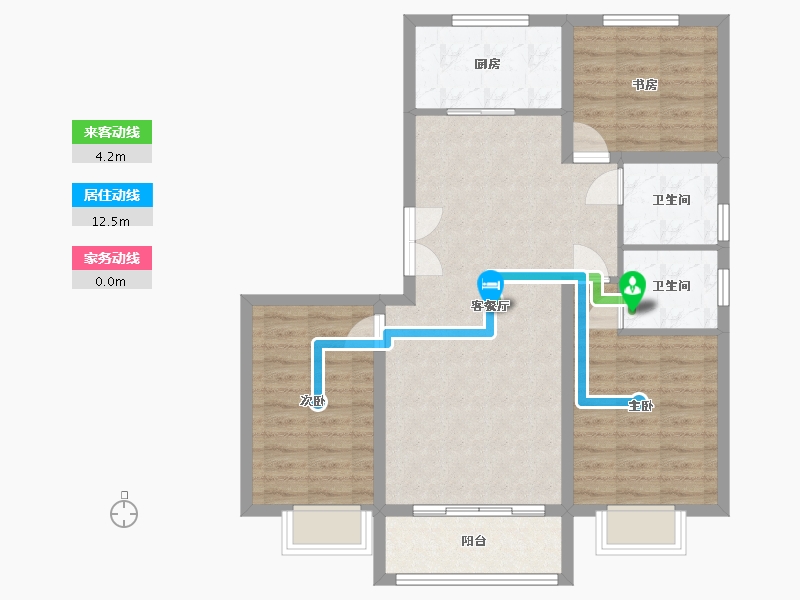 山东省-青岛市-枫韵港湾-98.24-户型库-动静线