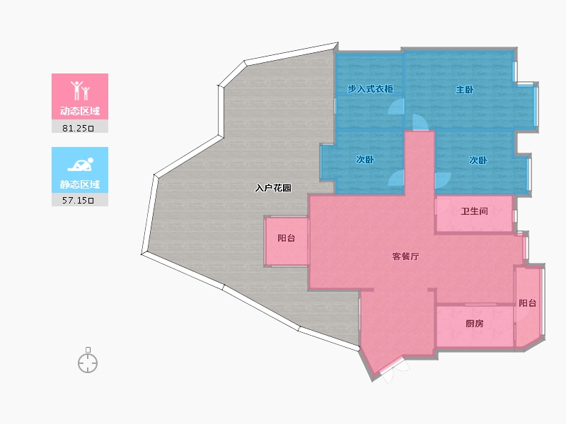 四川省-成都市-融城理想-113.22-户型库-动静分区