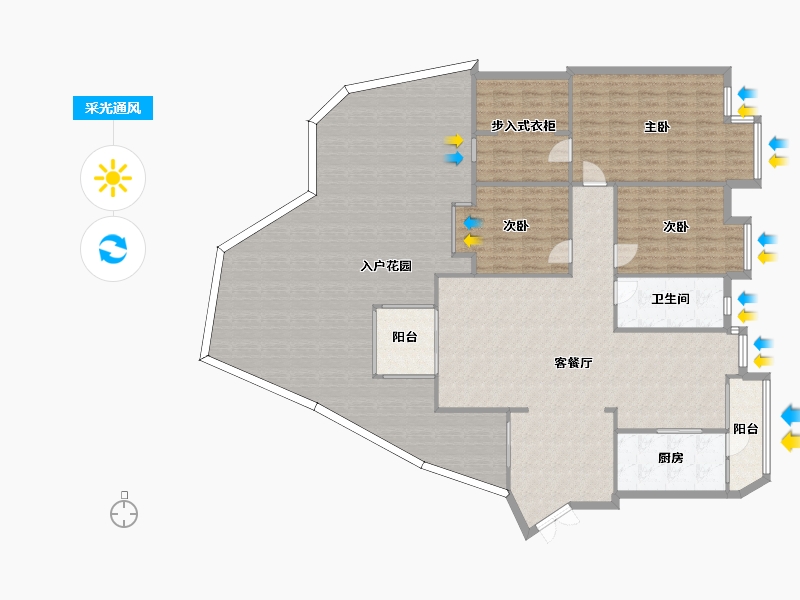 四川省-成都市-融城理想-113.22-户型库-采光通风