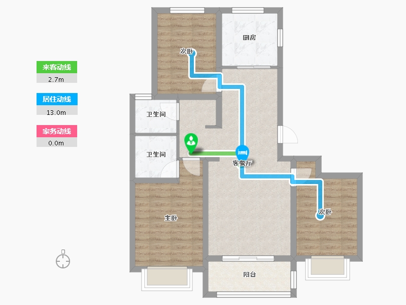 河北省-邯郸市-观澜城西区-100.00-户型库-动静线