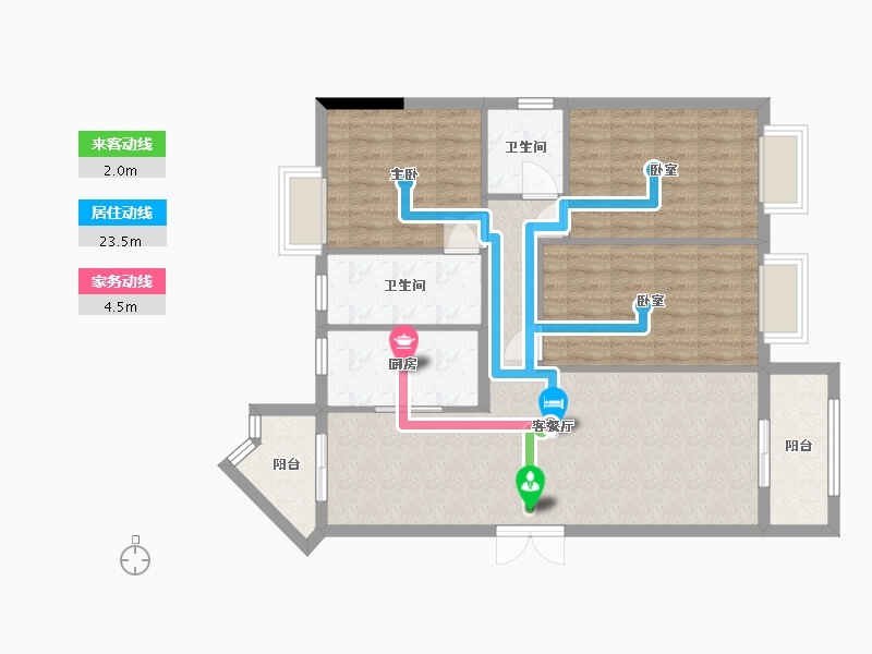 四川省-成都市-尚锦园-94.72-户型库-动静线