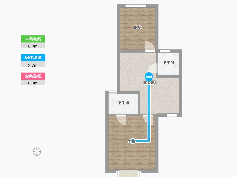 陕西省-咸阳市-保利时光印象-129.00-户型库-动静线