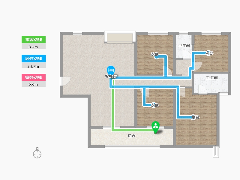 福建省-泉州市-龙湖-114.40-户型库-动静线