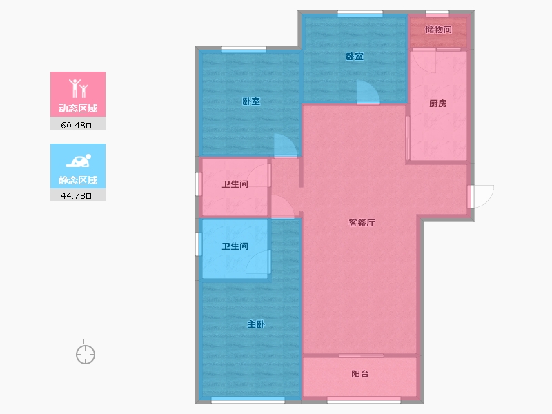 山东省-临沂市-香缇郡-110.00-户型库-动静分区