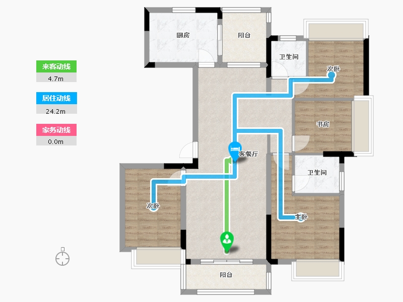 湖北省-咸宁市-康美健康城-114.40-户型库-动静线