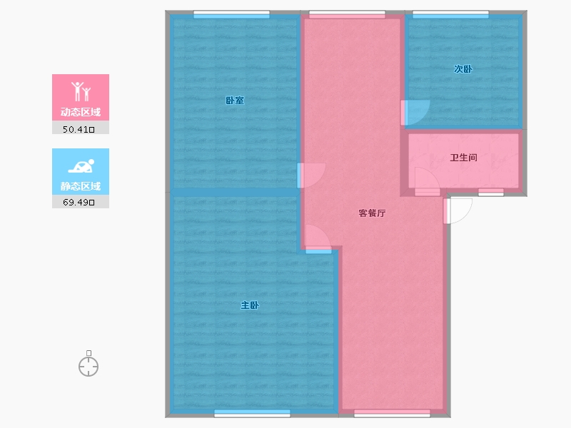 山西省-太原市-兰亭-108.80-户型库-动静分区