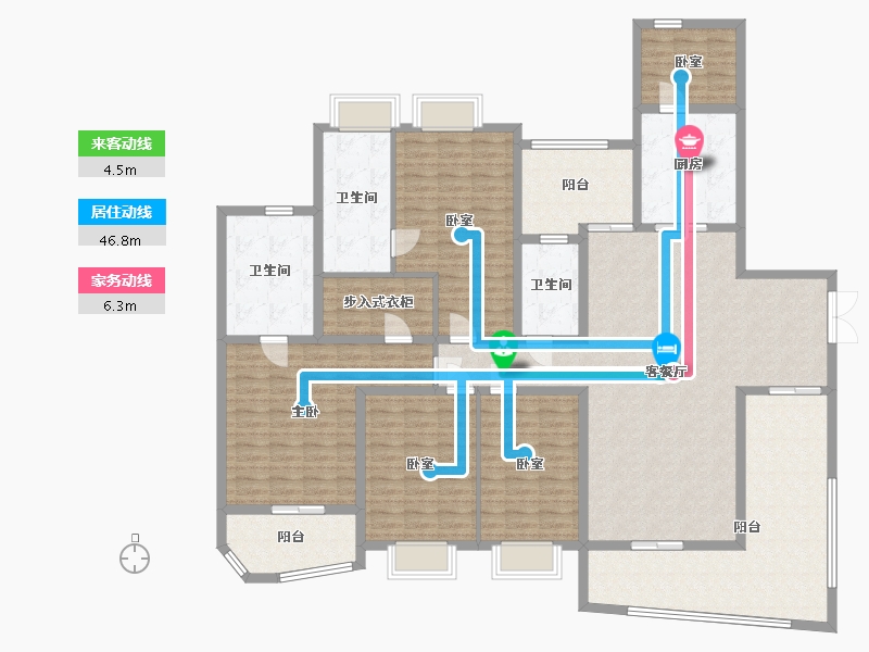 广东省-中山市-雅居乐世纪新城-三期-178.00-户型库-动静线