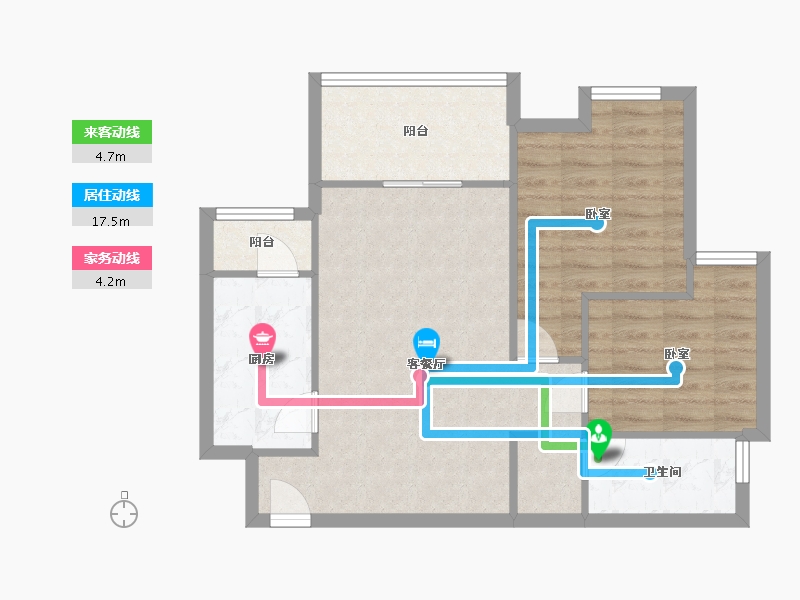 四川省-成都市-蜀郡-四期-68.00-户型库-动静线