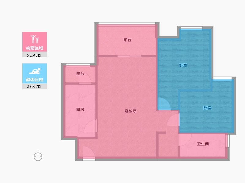 四川省-成都市-蜀郡-四期-68.00-户型库-动静分区