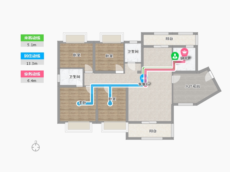 湖南省-株洲市-海源又一城-103.20-户型库-动静线