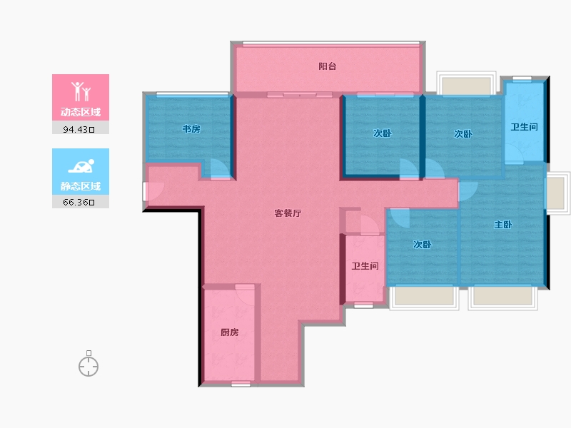 广西壮族自治区-柳州市-臻悦府-150.00-户型库-动静分区