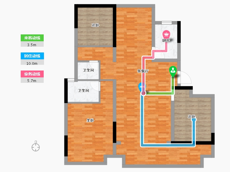 河南省-信阳市-淮滨建业·未来城-102.15-户型库-动静线